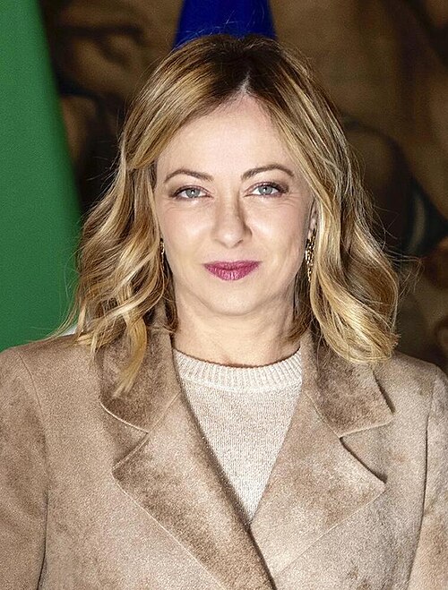 Portrait of Giorgia Meloni