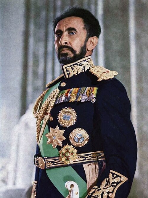 Portrait of Haile Selassie