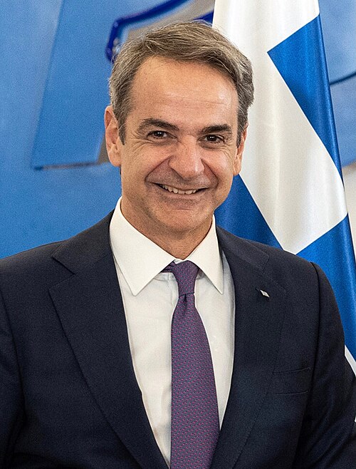 Portrait of Kyriakos Mitsotakis