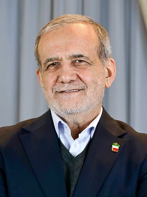 Portrait of Masoud Pezeshkian