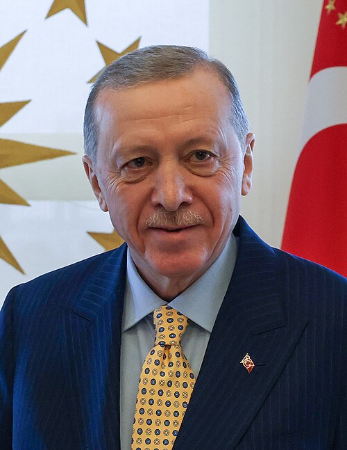 Portrait of Recep Tayyip Erdoğan