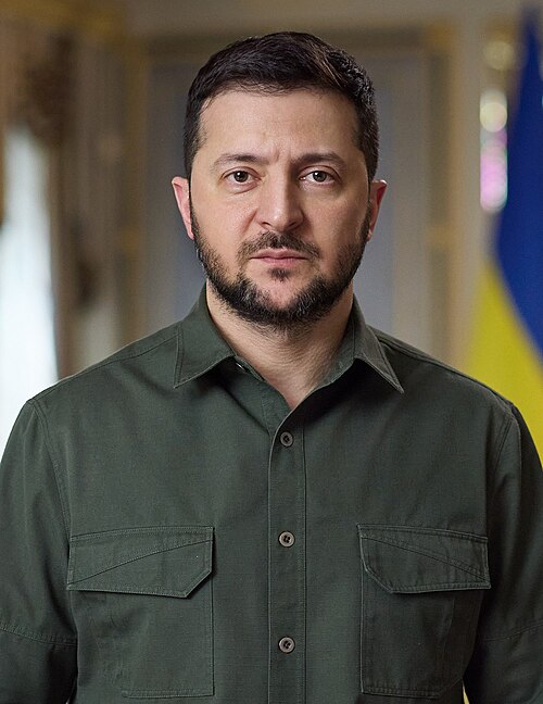 Portrait of Volodymyr Zelensky
